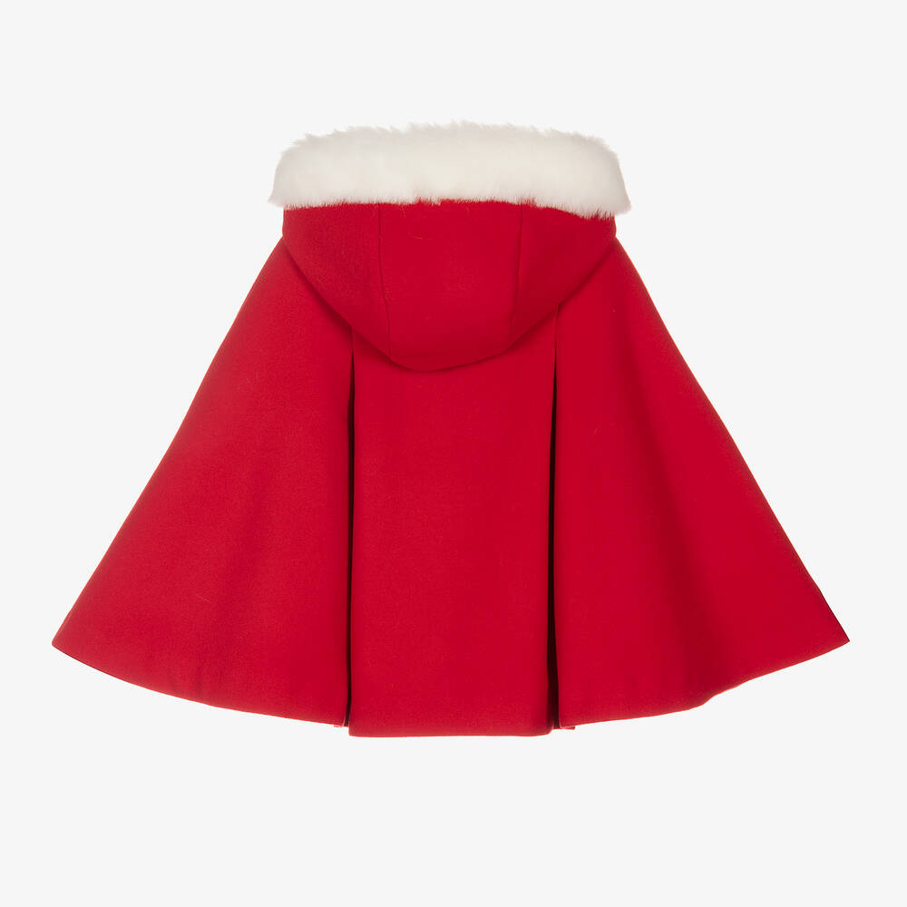 Cape deals coat red
