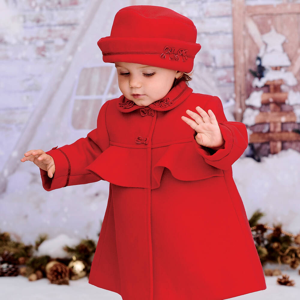 Little girls red coat shop