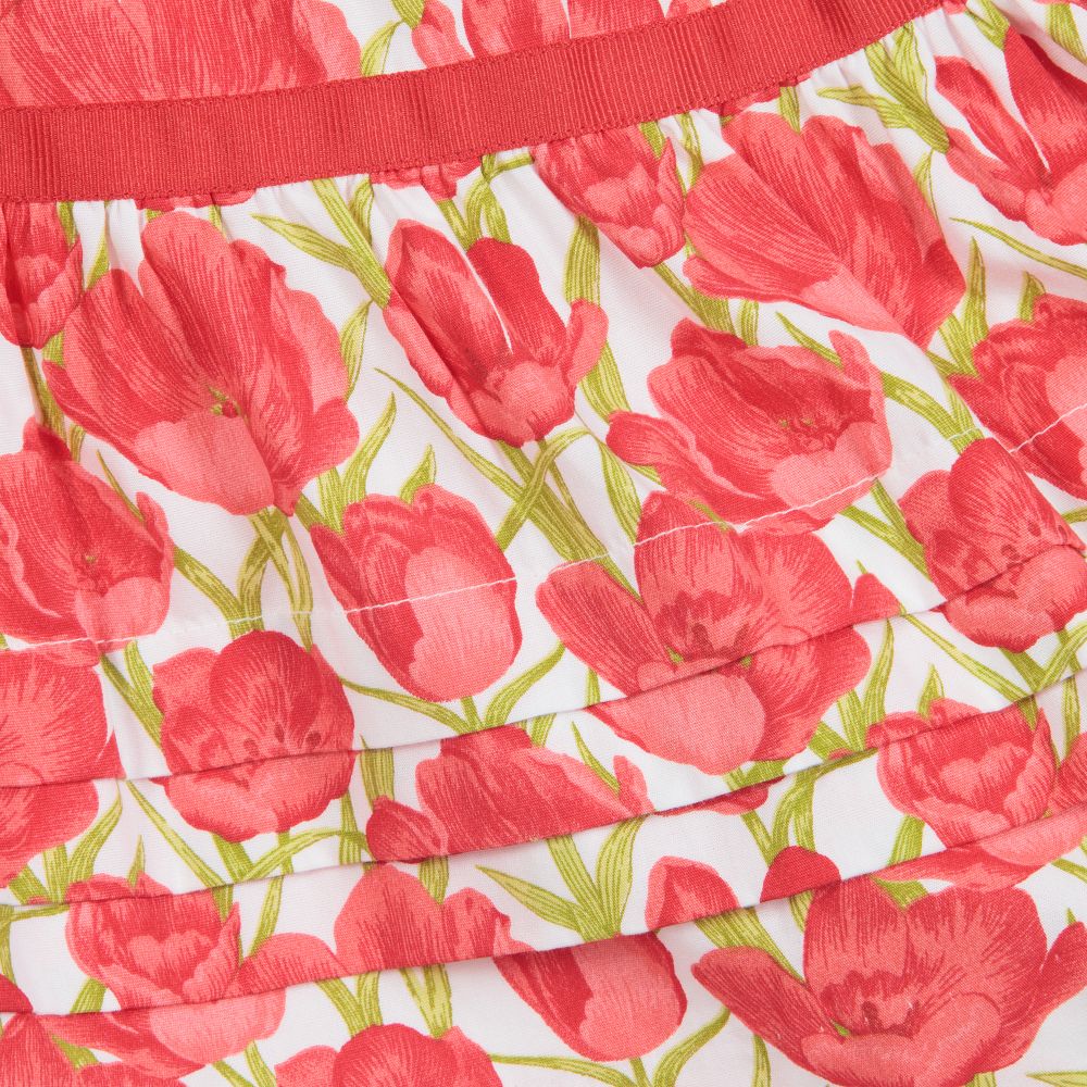 Sarah Louise-Girls Red Cotton Skirt | Childrensalon Outlet