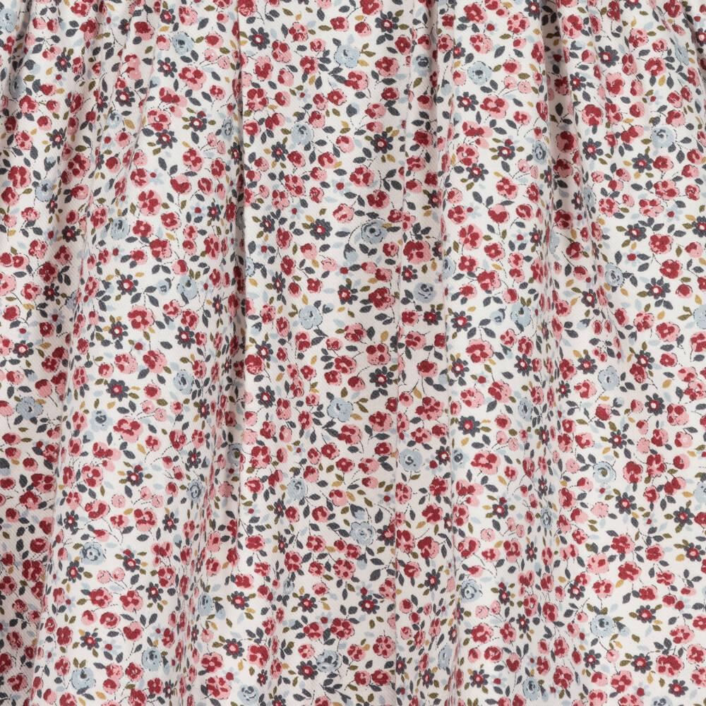 Sarah Louise-Girls Red Floral Hand-Smocked Dress | Childrensalon Outlet