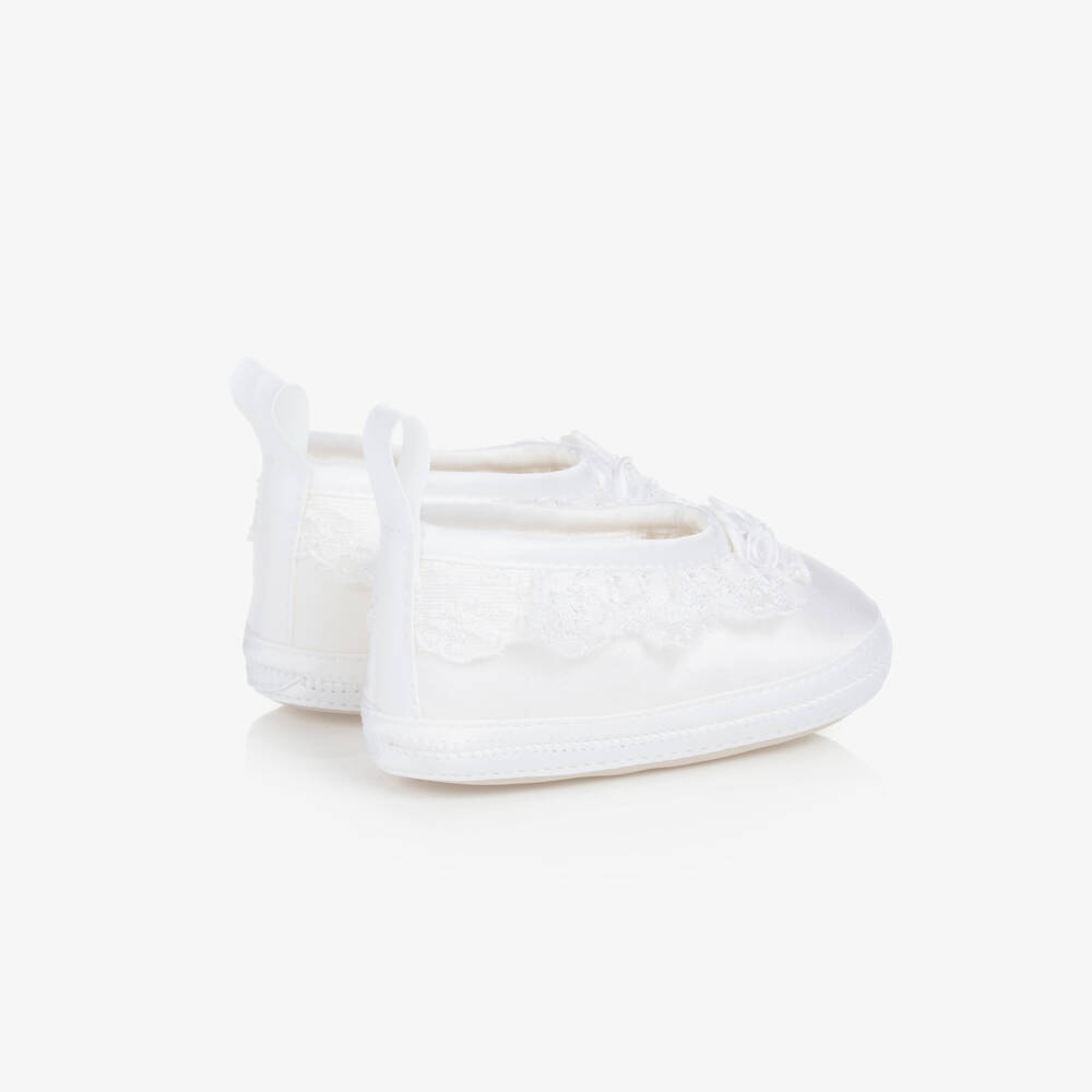 Sarah Louise-Girls Satin Ribbon Pre-Walkers | Childrensalon Outlet