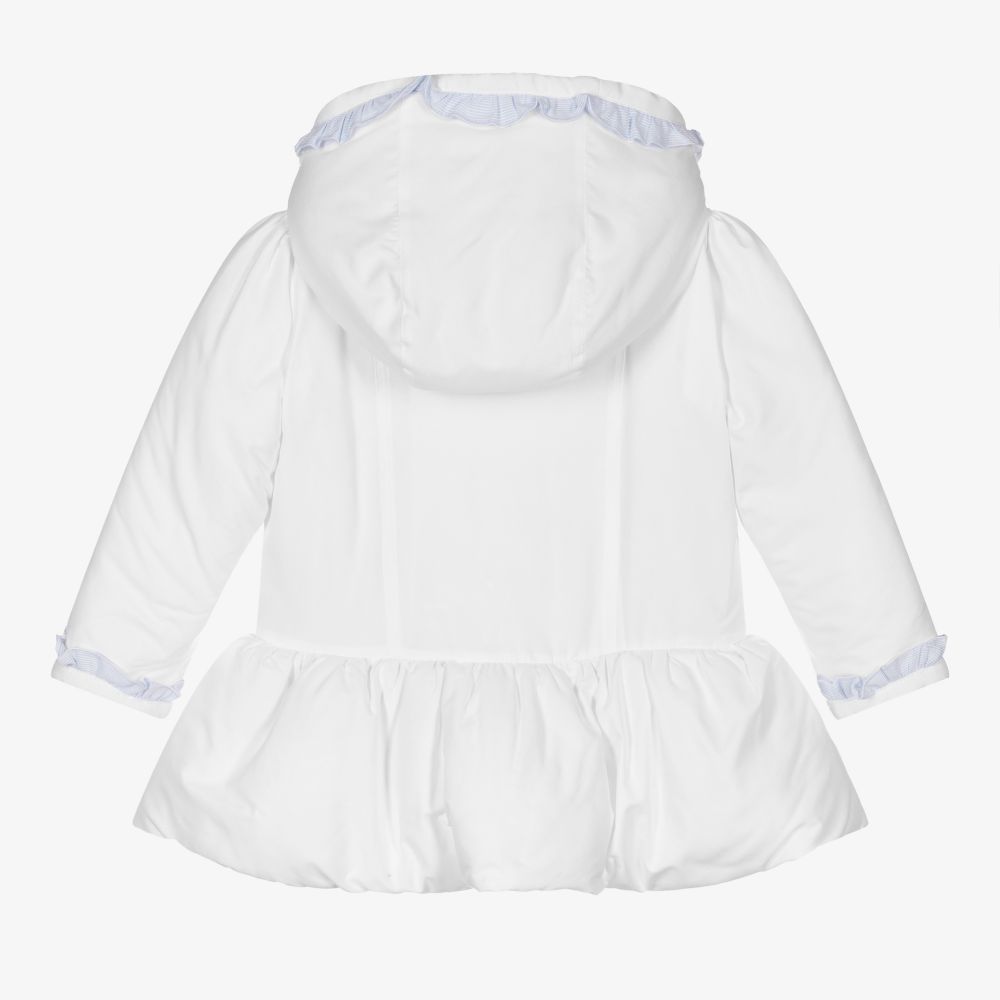 Sarah Louise-Girls White Padded Coat | Childrensalon Outlet