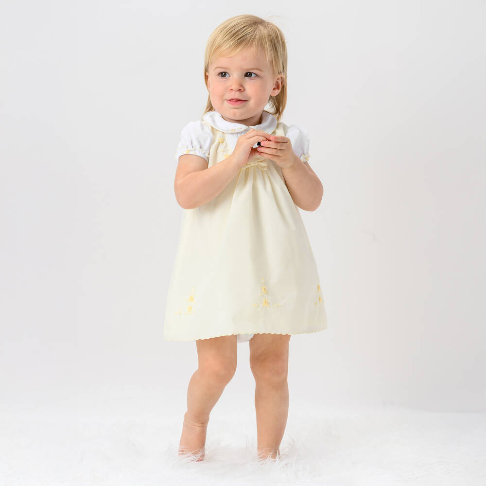 Sarah Louise-Платье с вышивкой Sunshine для маленьких девочек | Childrensalon Outlet