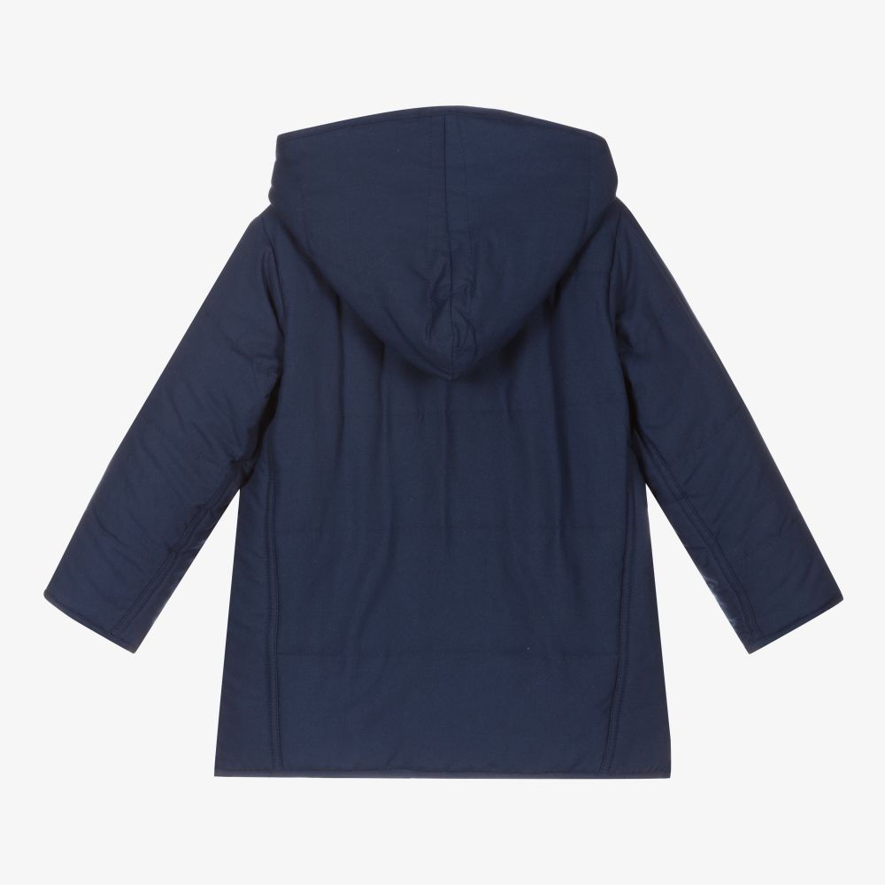 Sarah Louise-Navy Blue Padded Coat | Childrensalon Outlet