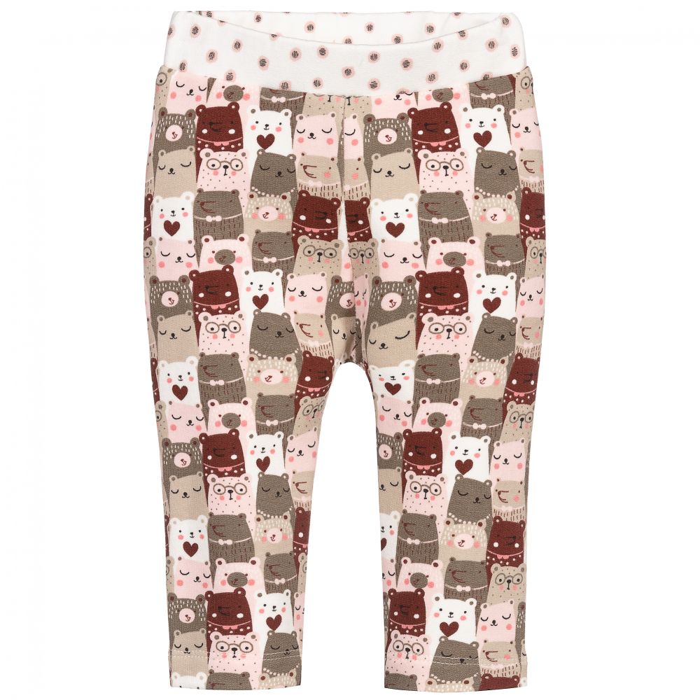 Sarah Louise - Pink & Grey Jersey Trousers | Childrensalon
