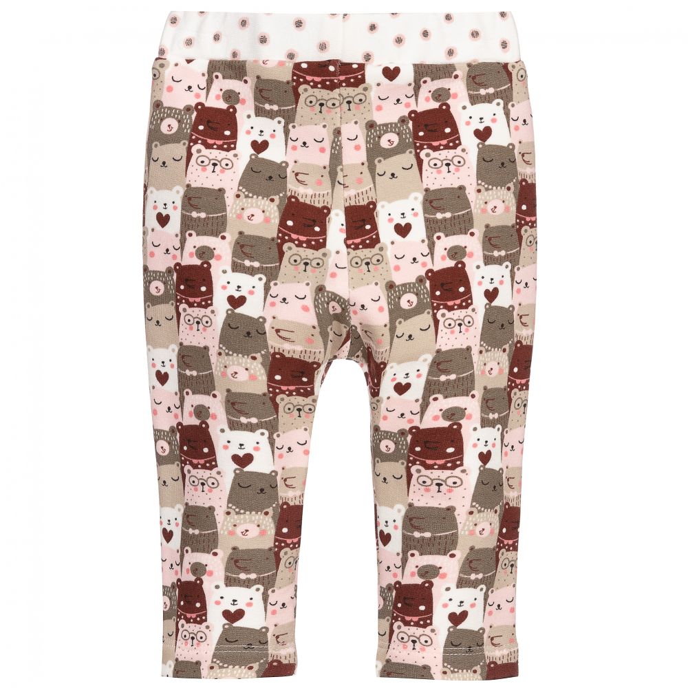 Sarah Louise-Pink & Grey Jersey Trousers | Childrensalon Outlet