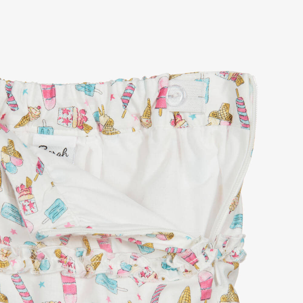 Sarah Louise-Pink Printed Skirt | Childrensalon Outlet