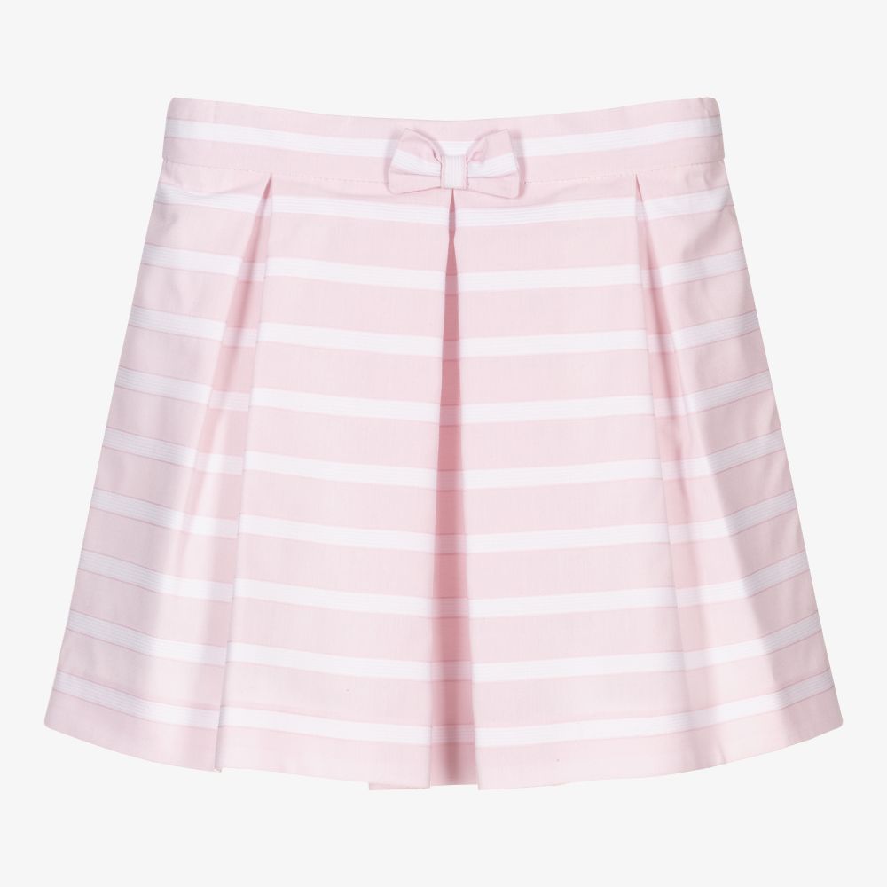 Sarah Louise - Pink & White Striped Skirt | Childrensalon