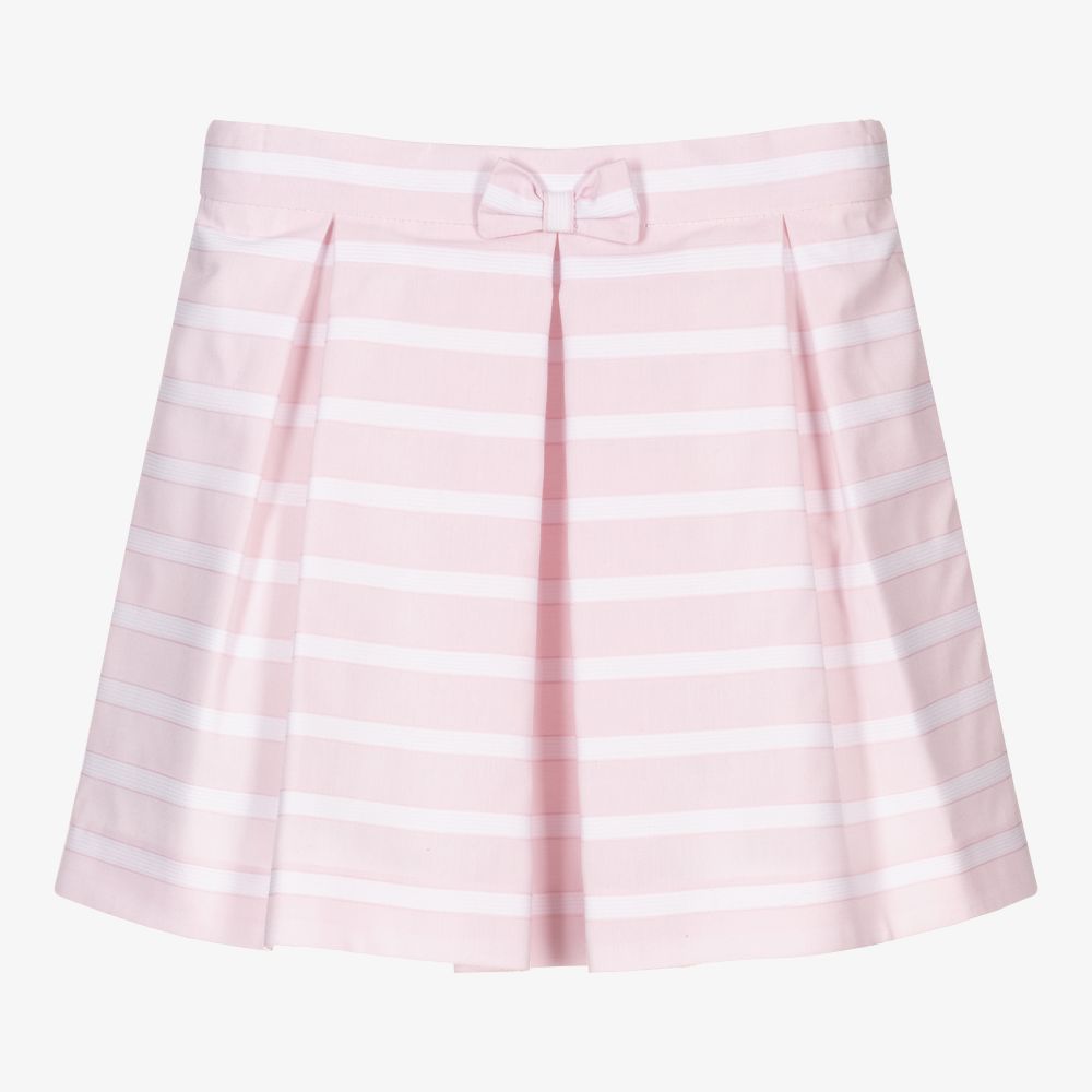Pink and white striped skirt new arrivals