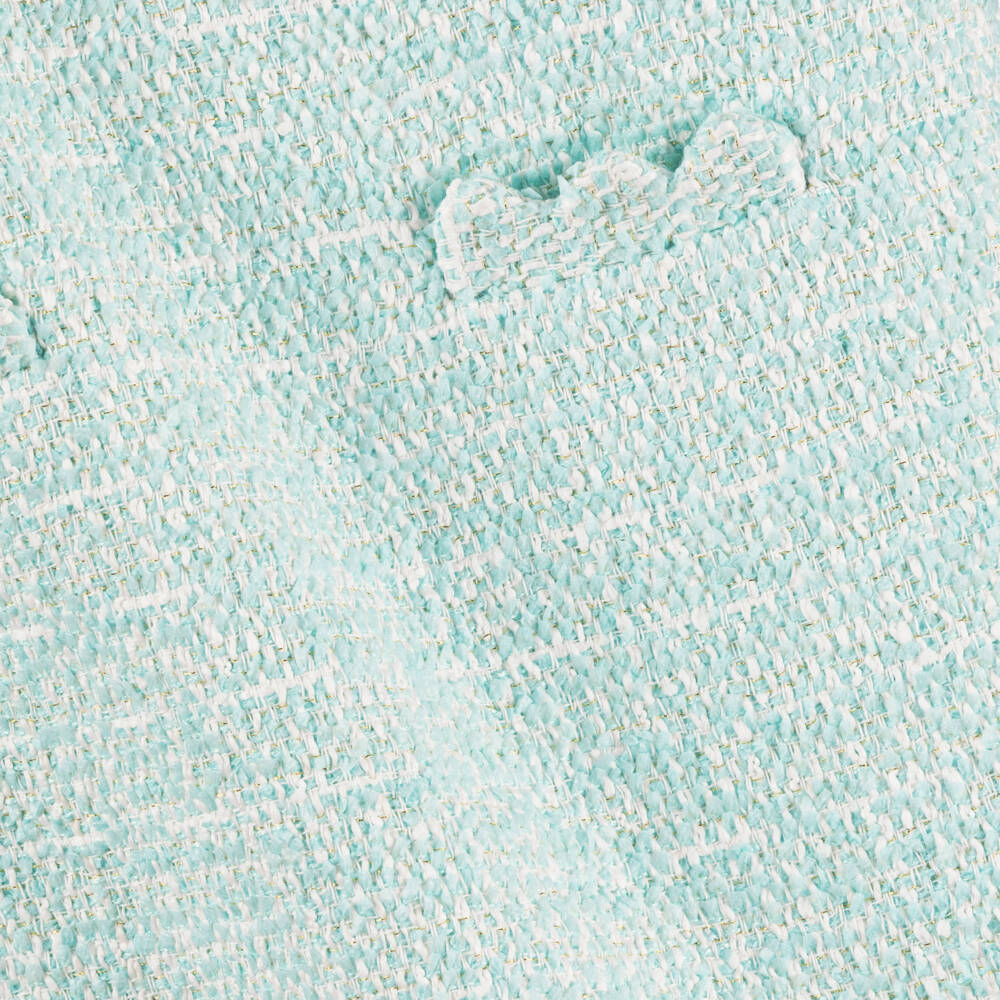 Self-Portrait-Girls Azure Bouclé Dress | Childrensalon Outlet