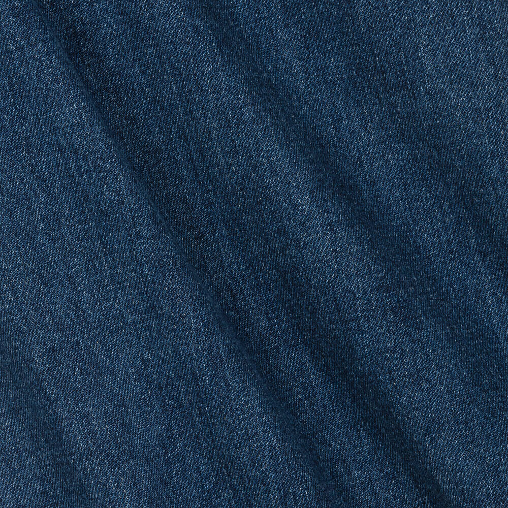 Self-Portrait-Girls Blue Denim & Lace Collar Dress | Childrensalon Outlet