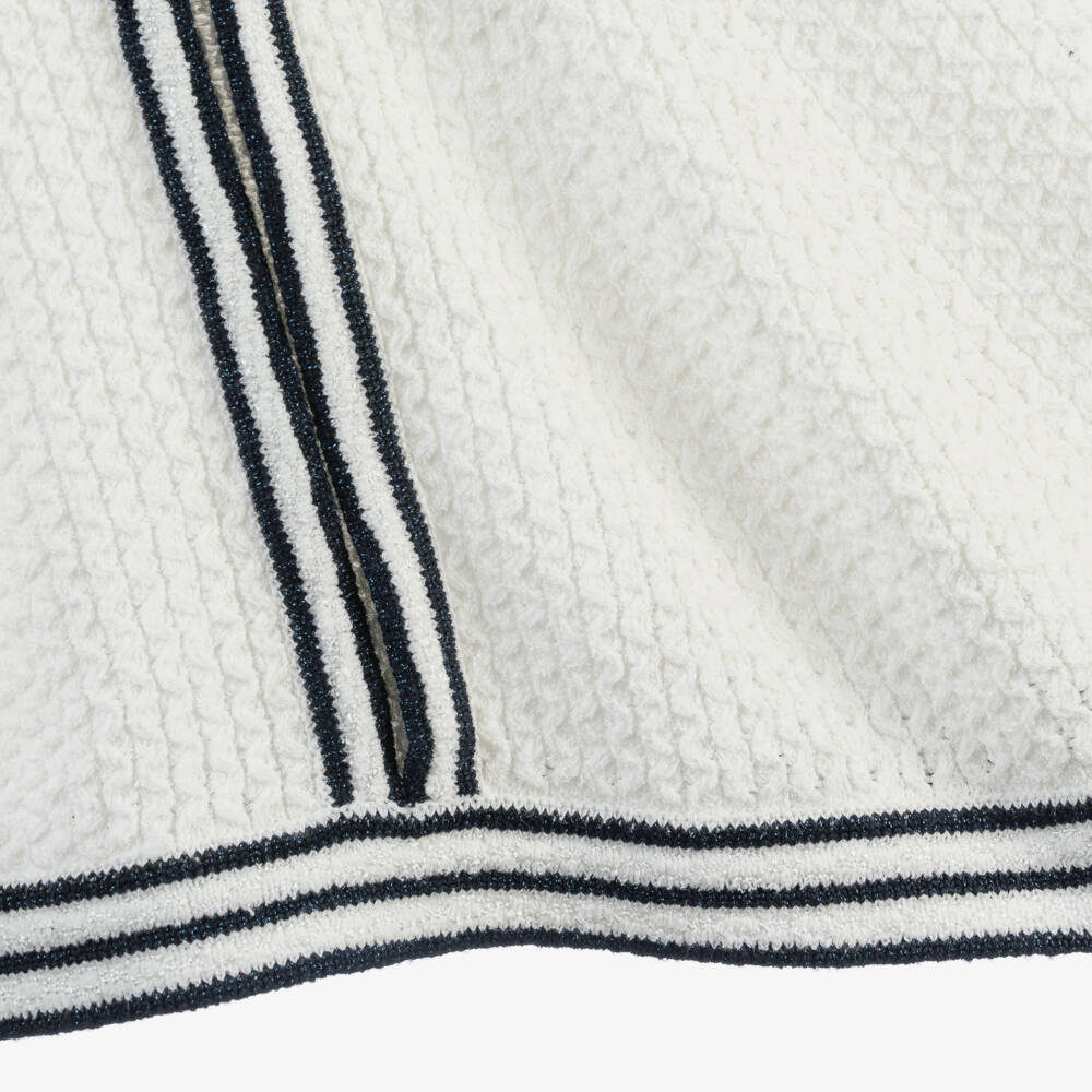 Self-Portrait-Girls Cream Nautical Knit Dress | Childrensalon Outlet