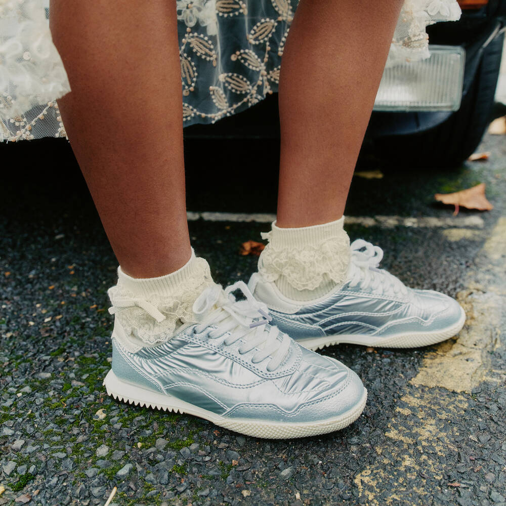 Self-Portrait-Girls Elegant Bow Lace Sock Trio | Childrensalon Outlet