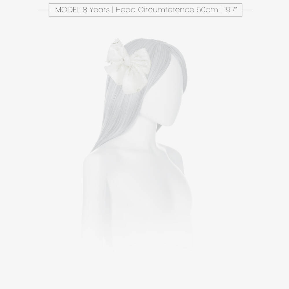 Self-Portrait-Girls Elegant Ivory Lace Clip | Childrensalon Outlet