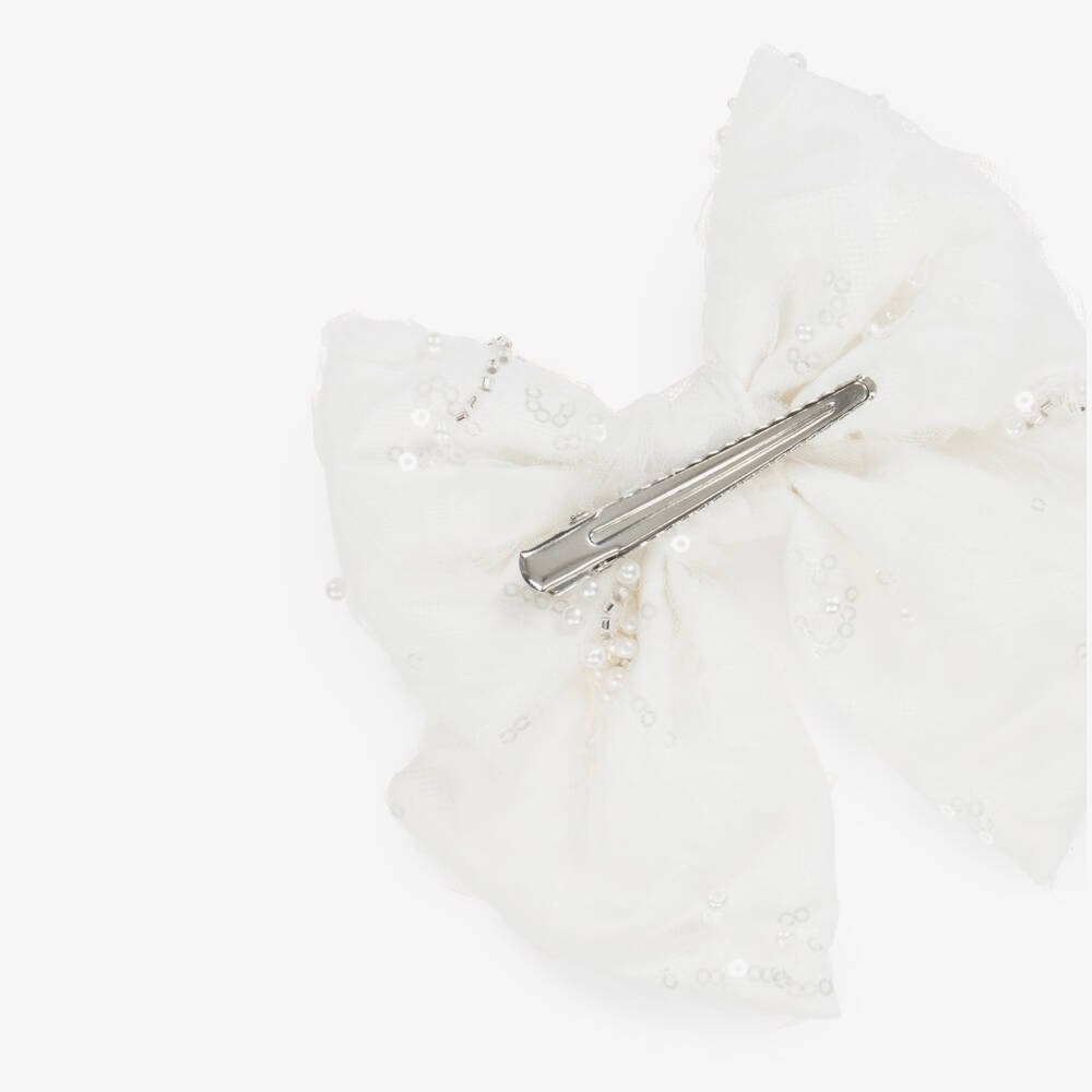 Self-Portrait-Girls Elegant Ivory Lace Clip | Childrensalon Outlet