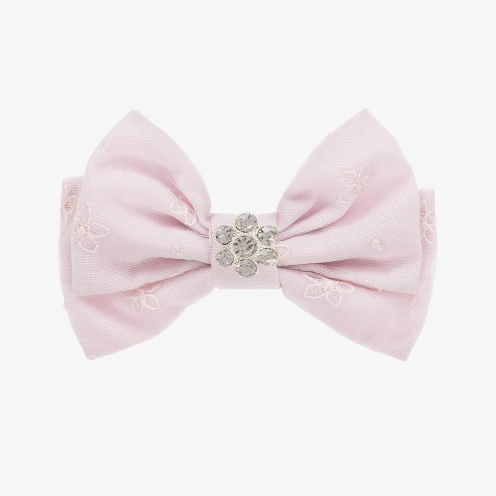 Self-Portrait-Girls Lavender Floral Bow Clip | Childrensalon Outlet