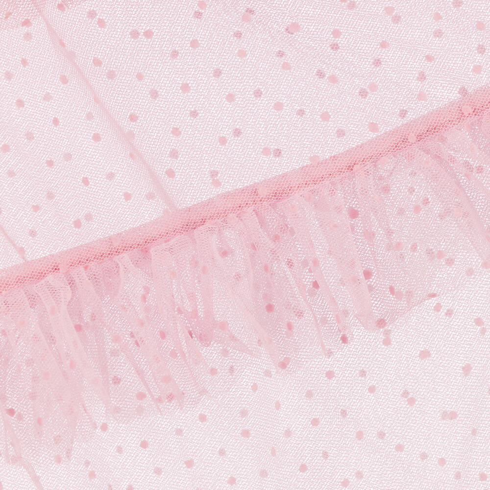 Self-Portrait-Girls Pink Gradient Tulle Cape | Childrensalon Outlet