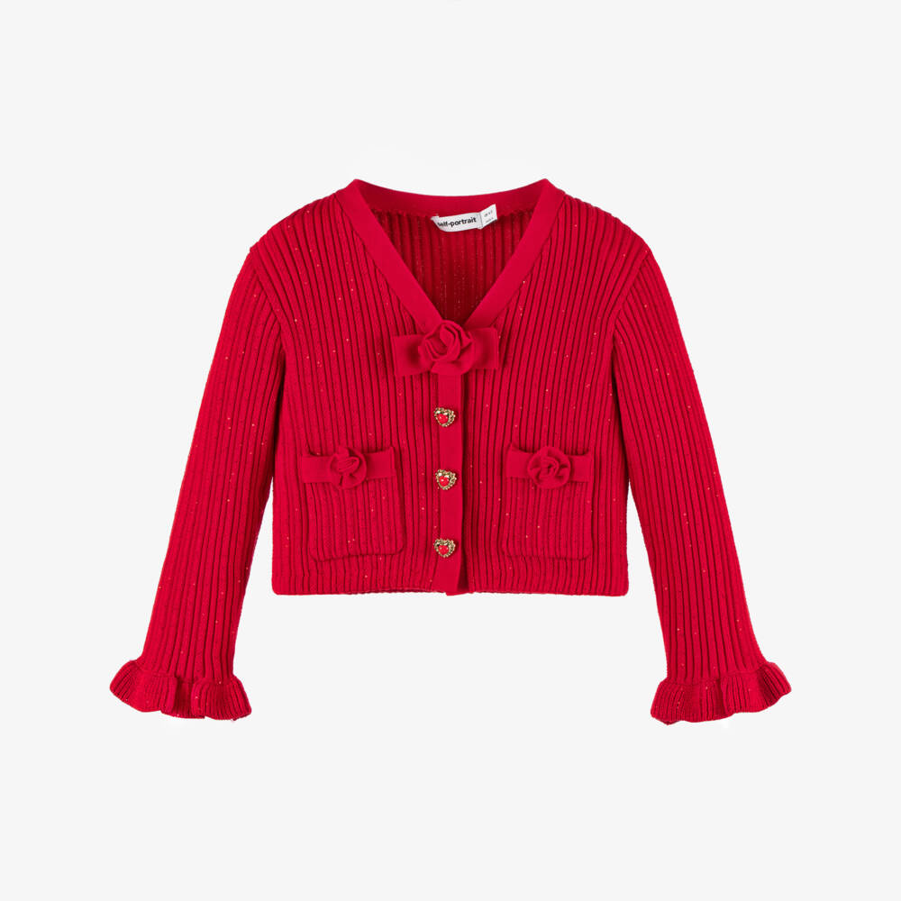 Self-Portrait-Girls Radiant Sequin Knit Sweater | Childrensalon Outlet