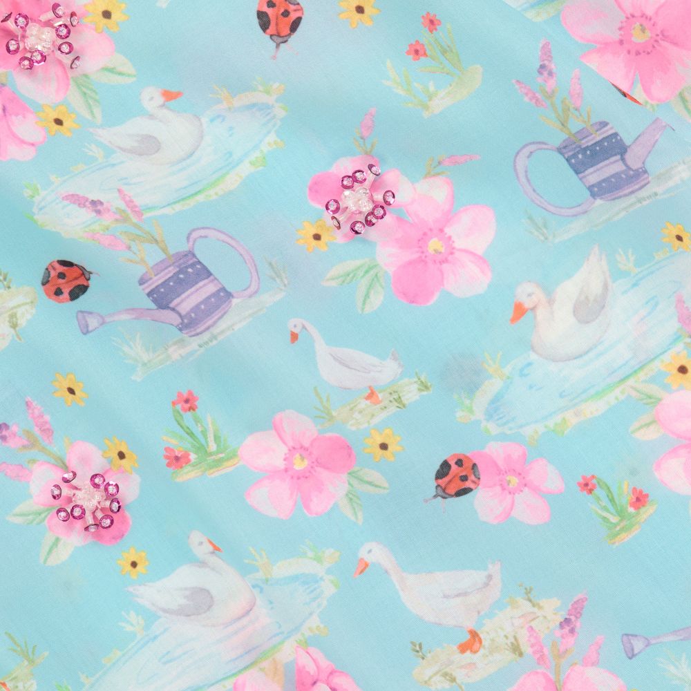 Selini Action-Broderie Anglaise Trim Dress | Childrensalon Outlet