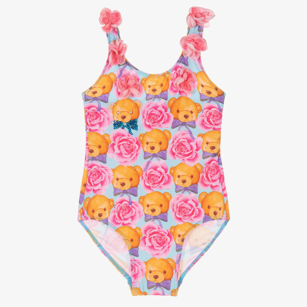 Selini Action-Розово-голубой купальник с медвежатами | Childrensalon Outlet