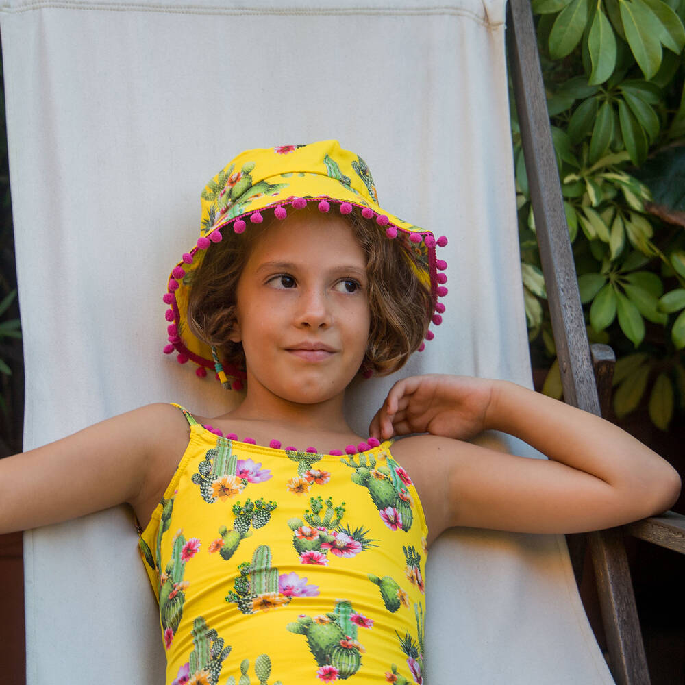 Selini Action-Girls Cactus Print Swimsuit | Childrensalon Outlet