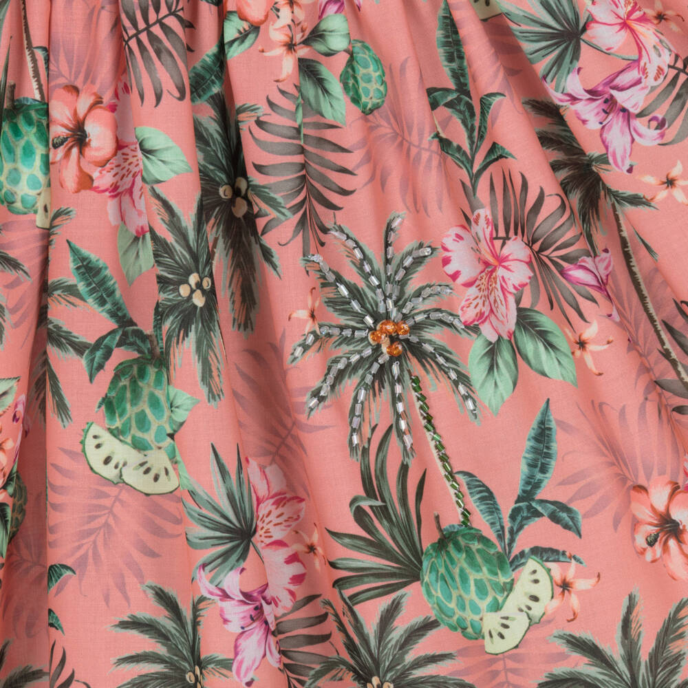 Selini Action-Girls Coral Floral Delight Dress | Childrensalon Outlet