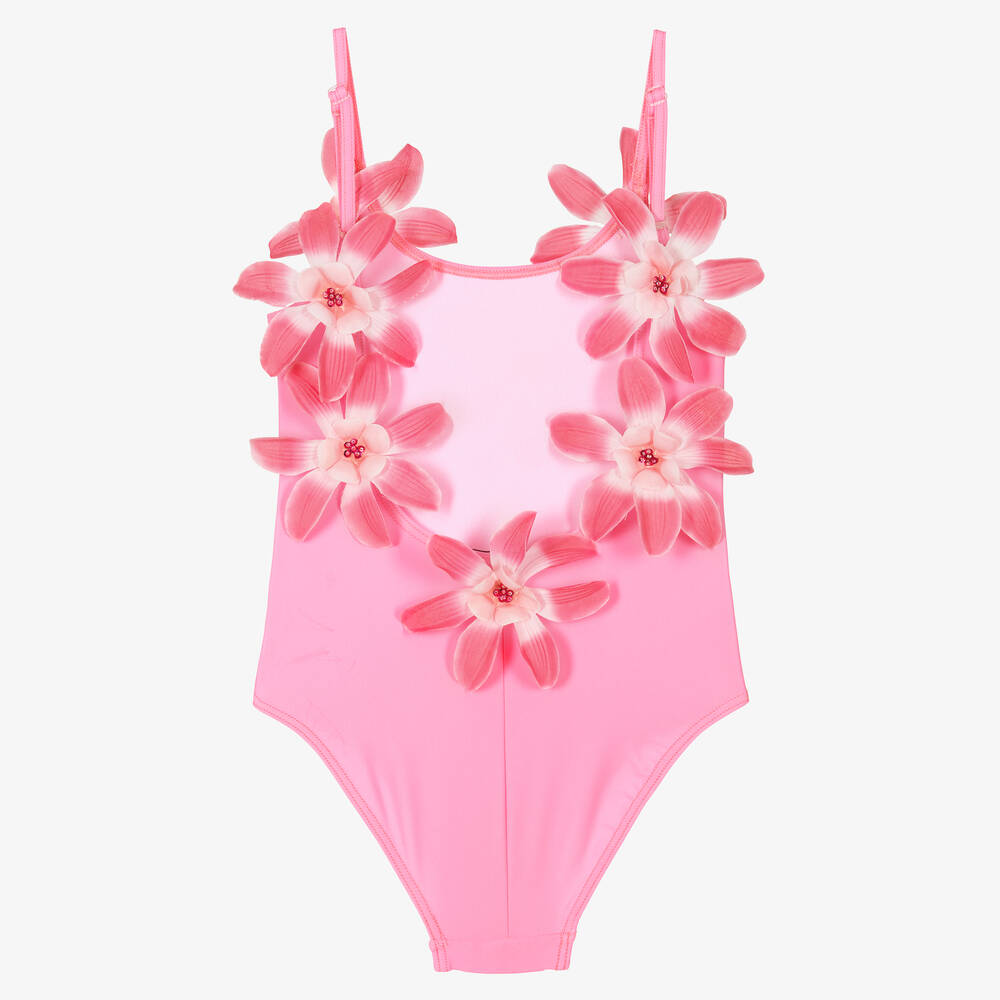 春のコレクション Fuchsia Girls - Action Selini Pink Swimsuit Flower 水着・ラッシュガード