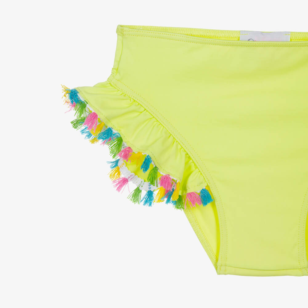 Selini Action-Girls Lime Green Tassel Bikini | Childrensalon Outlet
