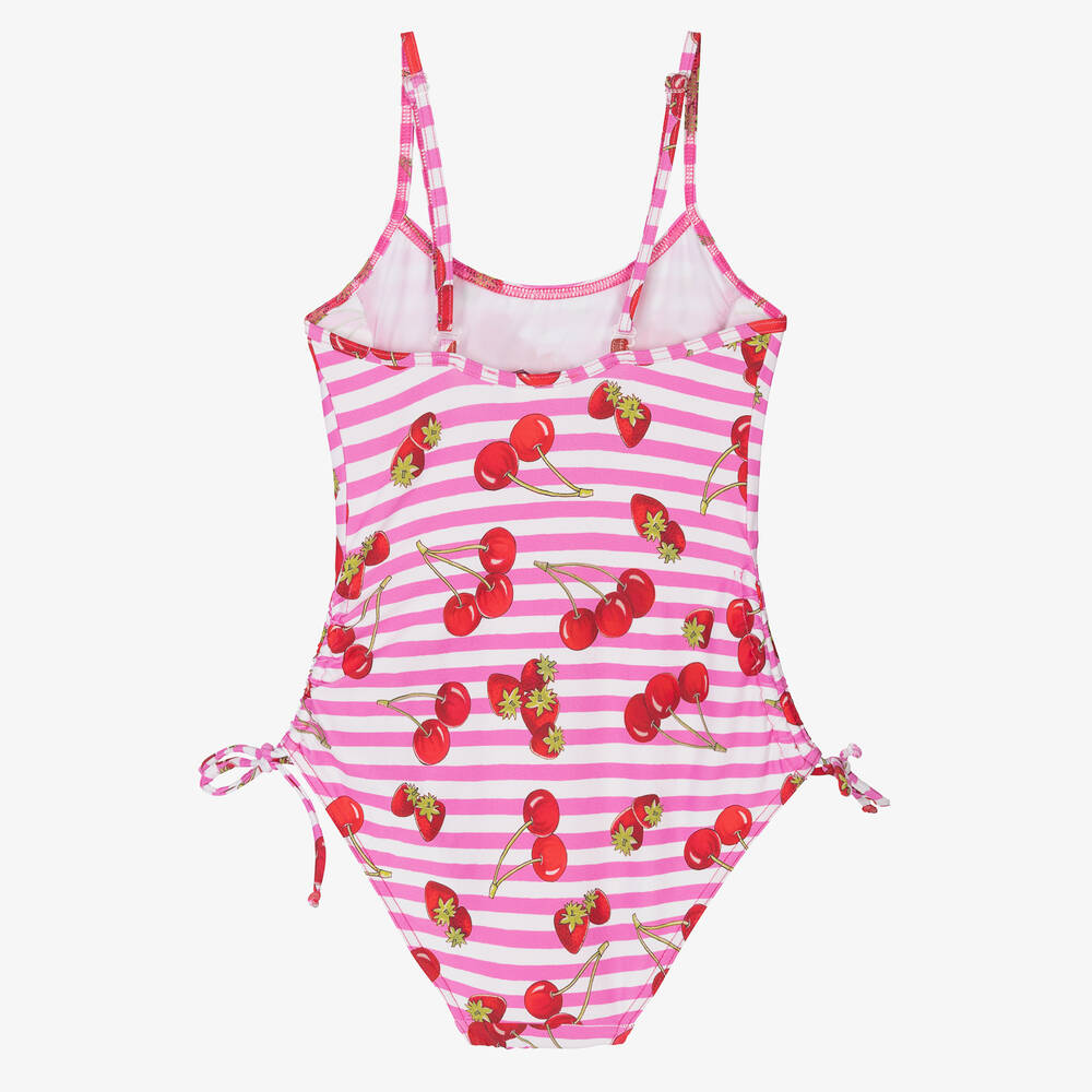 Selini Action-Розовый купальник с вишнями | Childrensalon Outlet