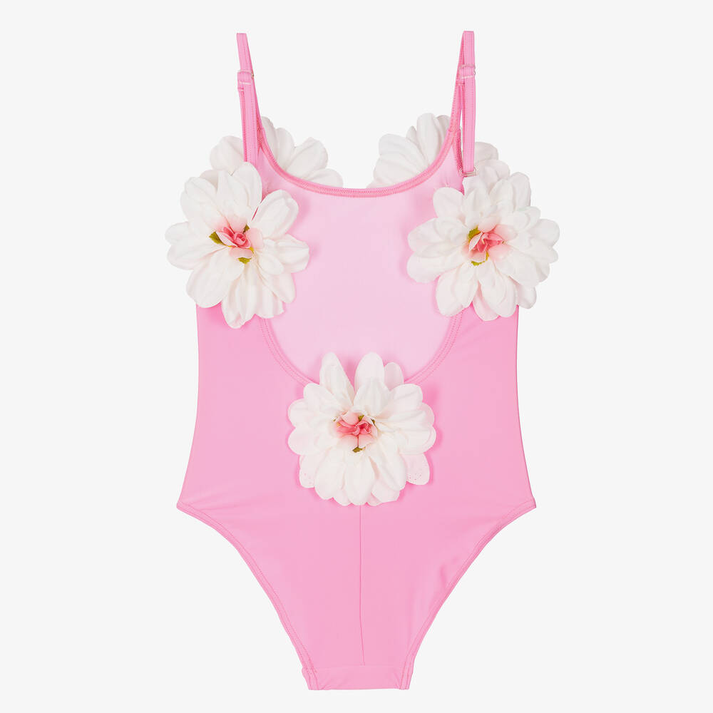 Selini Action-Розовое бикини с аппликацией из цветов | Childrensalon Outlet