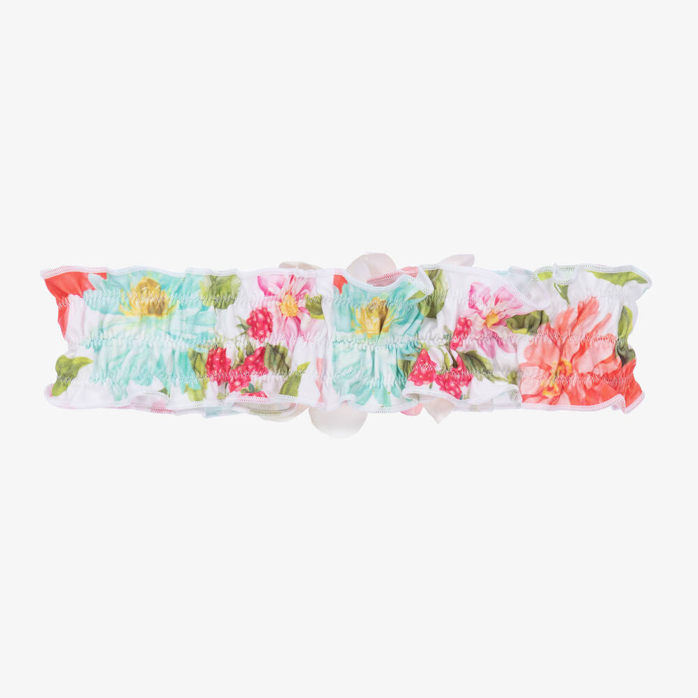 Selini Action-Girls Pink Flowers Headband | Childrensalon Outlet