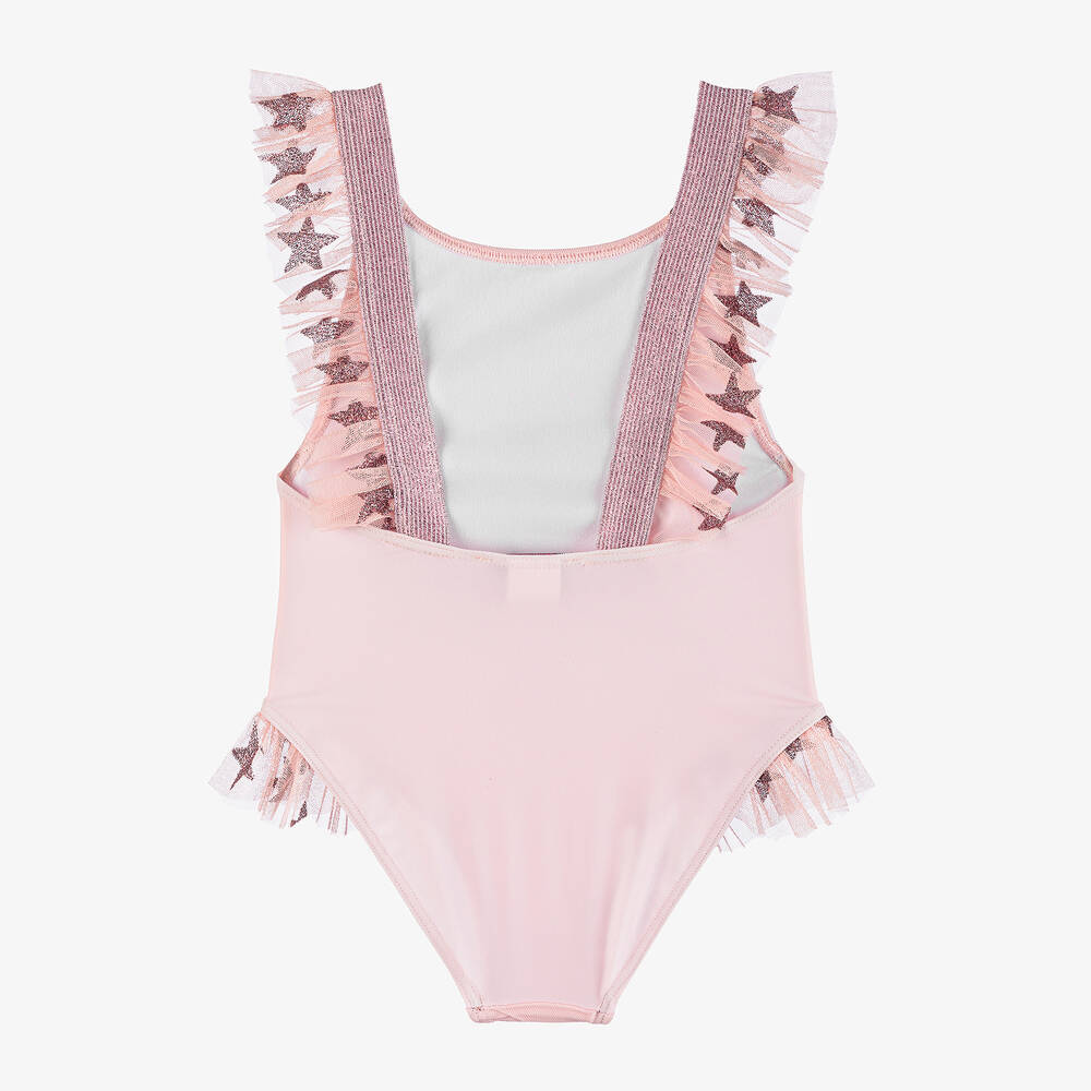 Selini Action-مايّو بطبعة نجوم لون زهري فاتح للبنات | Childrensalon Outlet