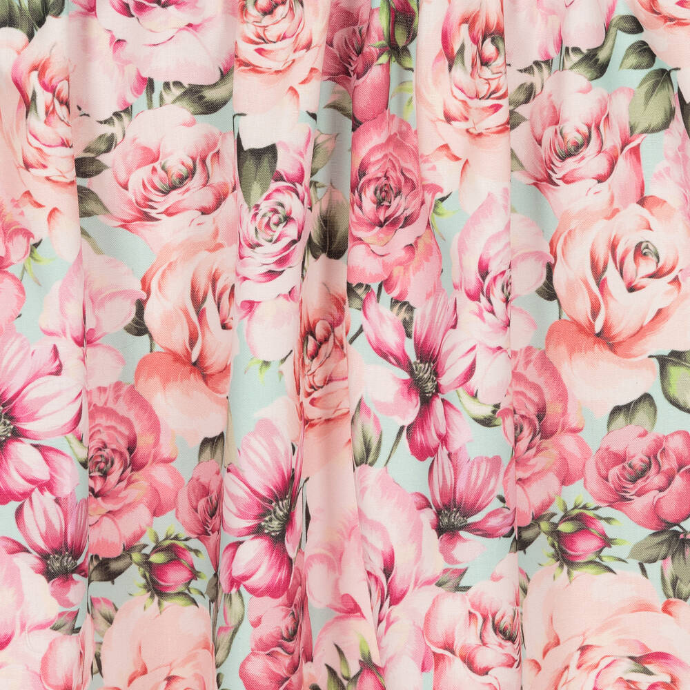 Selini Action-Girls Pink Rose Print Dress | Childrensalon Outlet