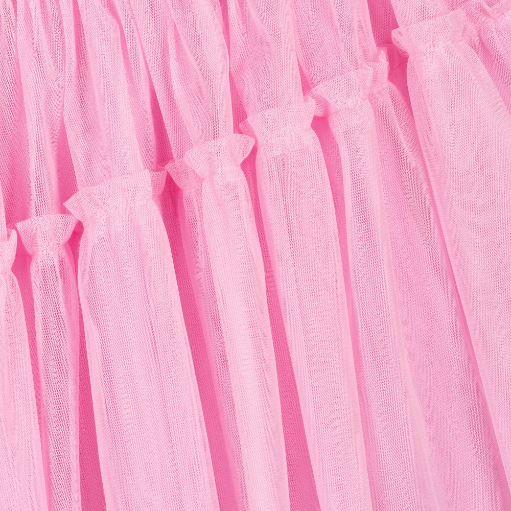 Selini Action-Girls Pink Roses Tulle Dress | Childrensalon Outlet