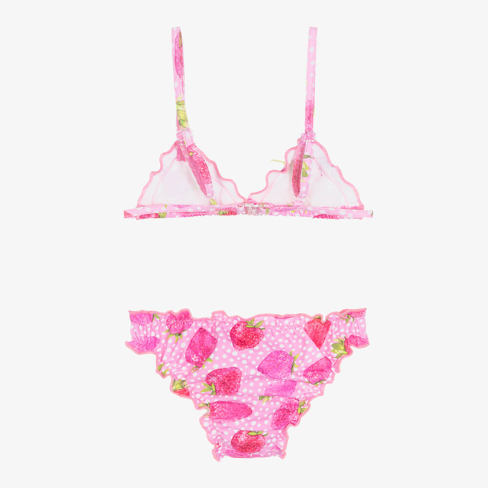 Selini Action-Girls Pink Strawberry Bikini | Childrensalon Outlet