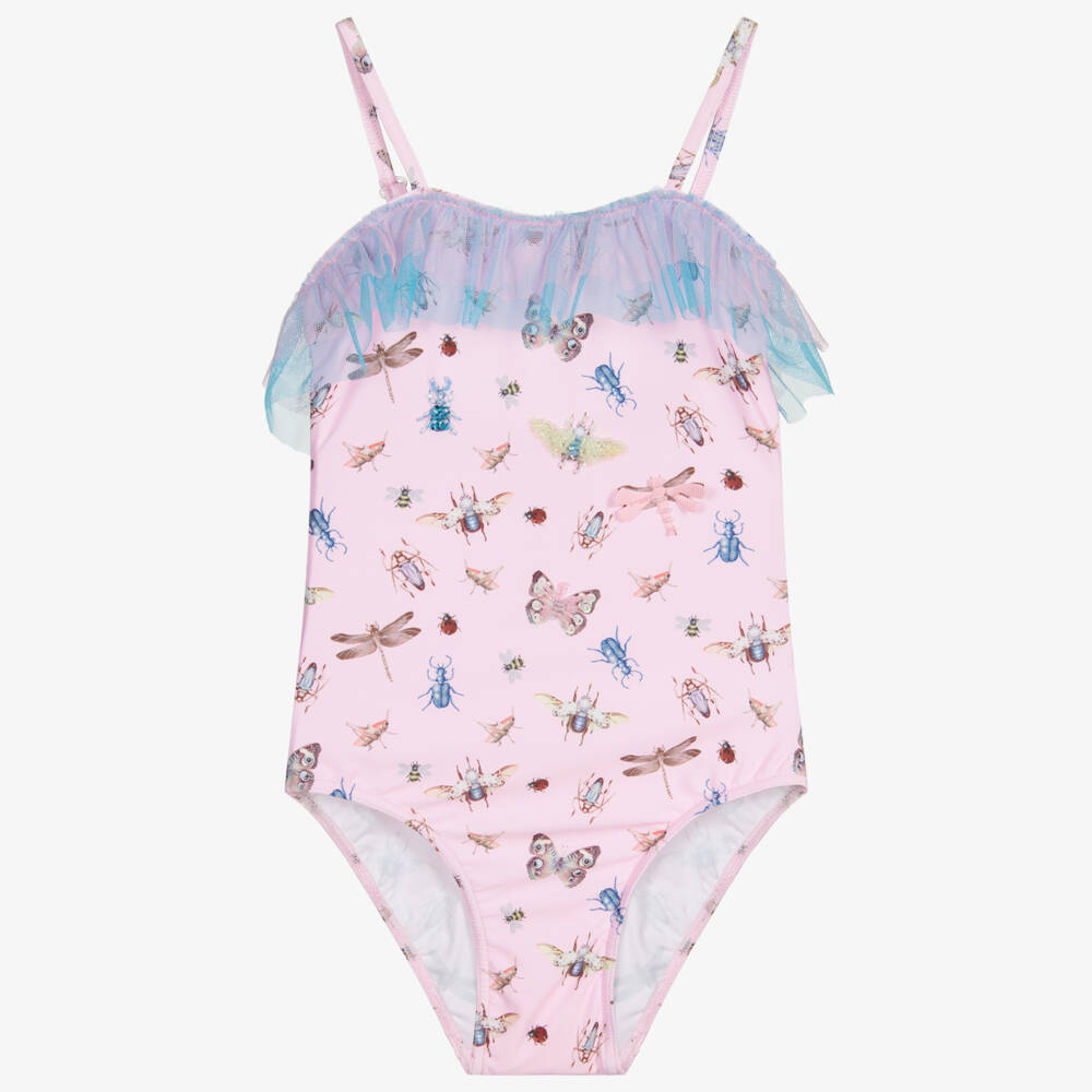 Selini Action-Girls Pink Swimsuit | Childrensalon Outlet