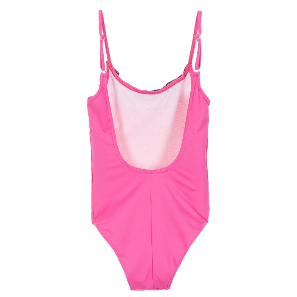 Selini Action - Girls Pink Tassel Swimsuit | Childrensalon Outlet