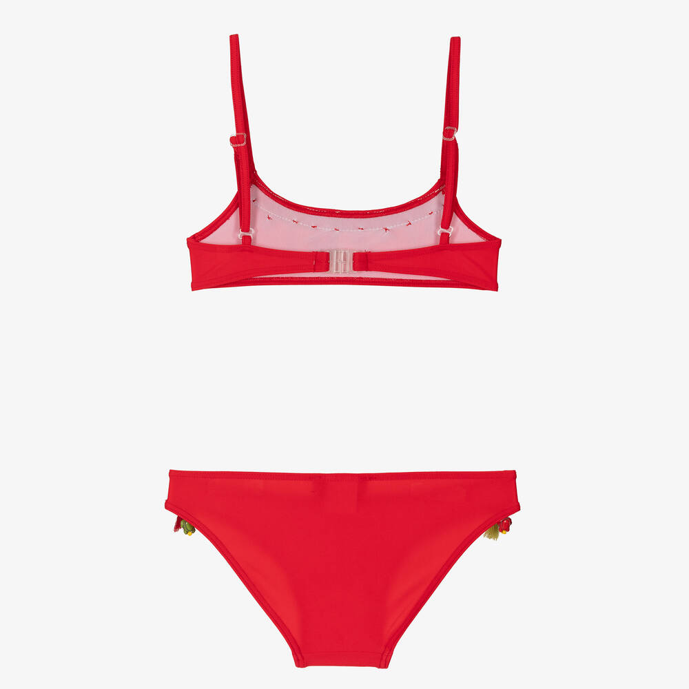 Selini Action-Girls Red Beads & Tassels Bikini | Childrensalon Outlet