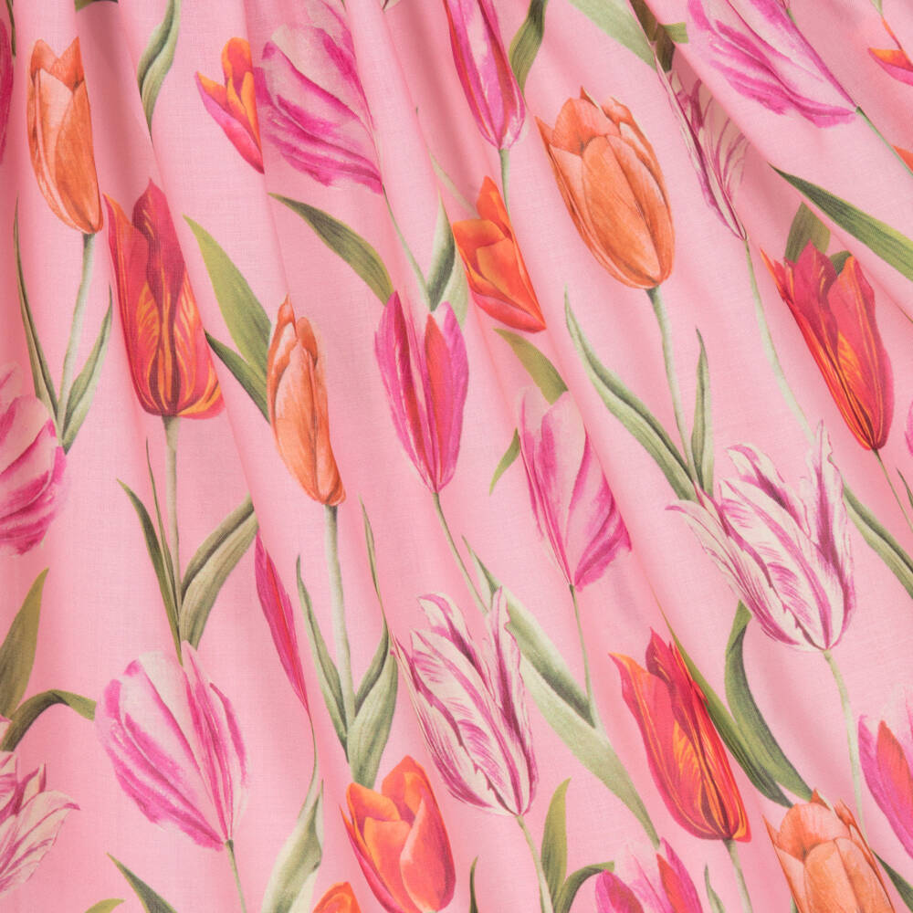 Selini Action-Girls Vibrant Tulip Print Dress | Childrensalon Outlet