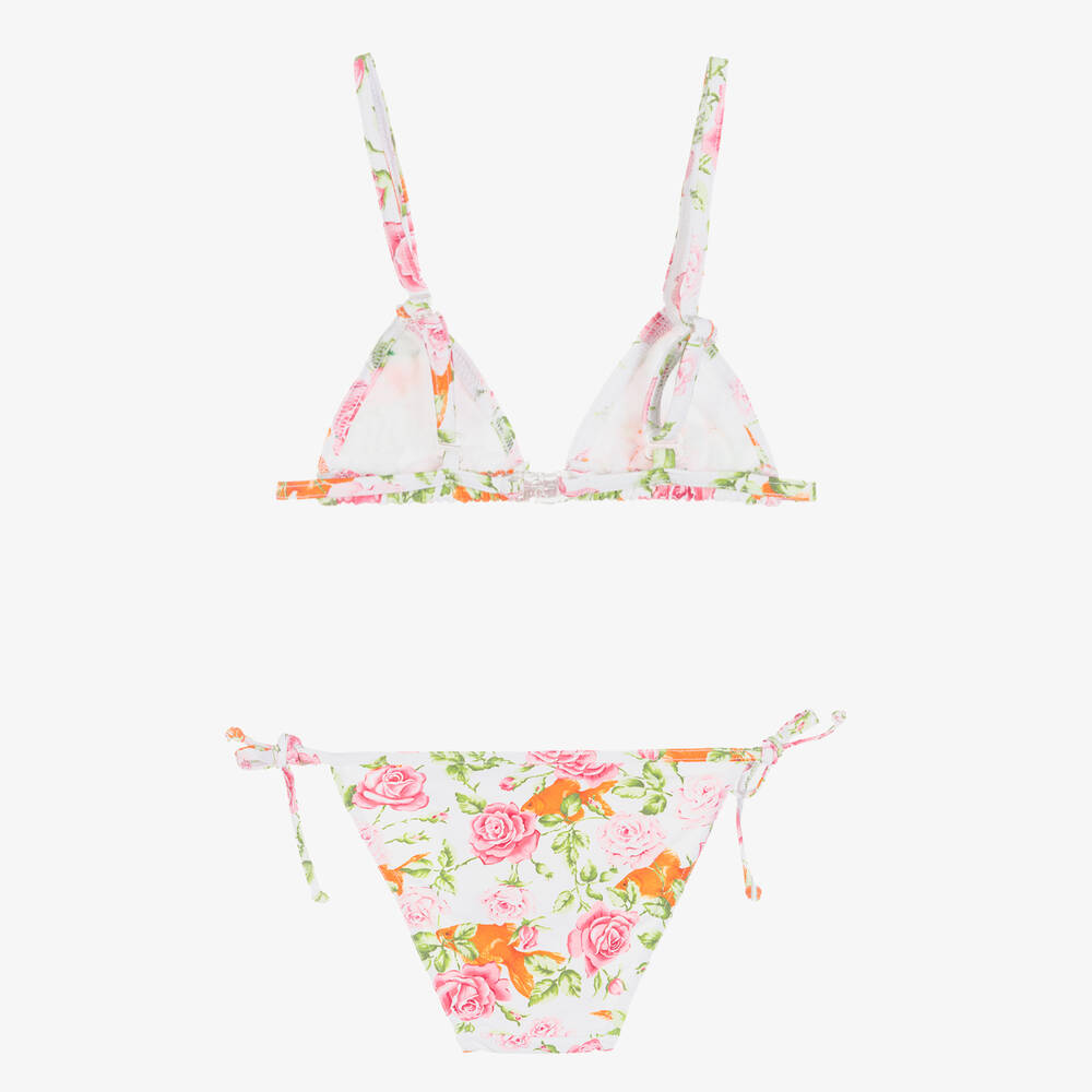 Selini Action-Girls White Floral Bikini | Childrensalon Outlet