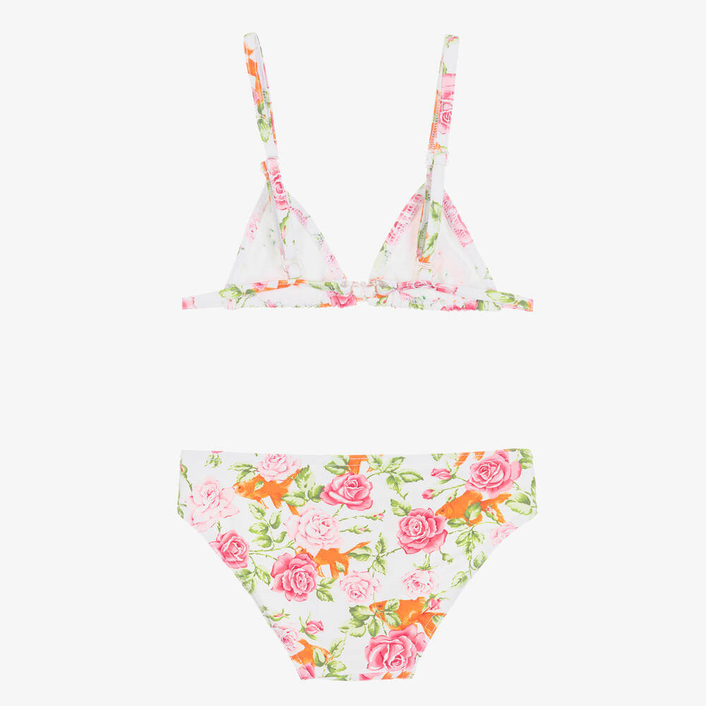 Selini Action-Girls White Floral Bikini | Childrensalon Outlet