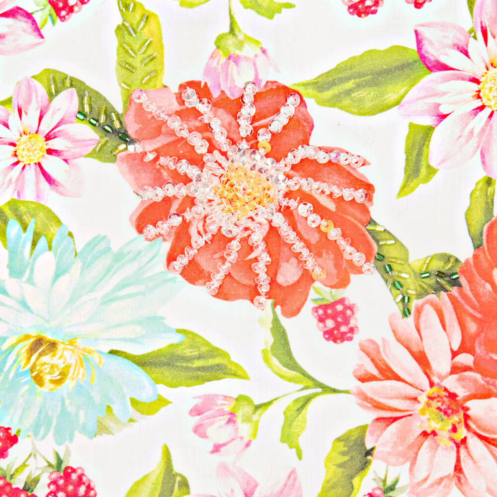 Selini Action-Girls White & Red Floral Tulle Dress | Childrensalon Outlet