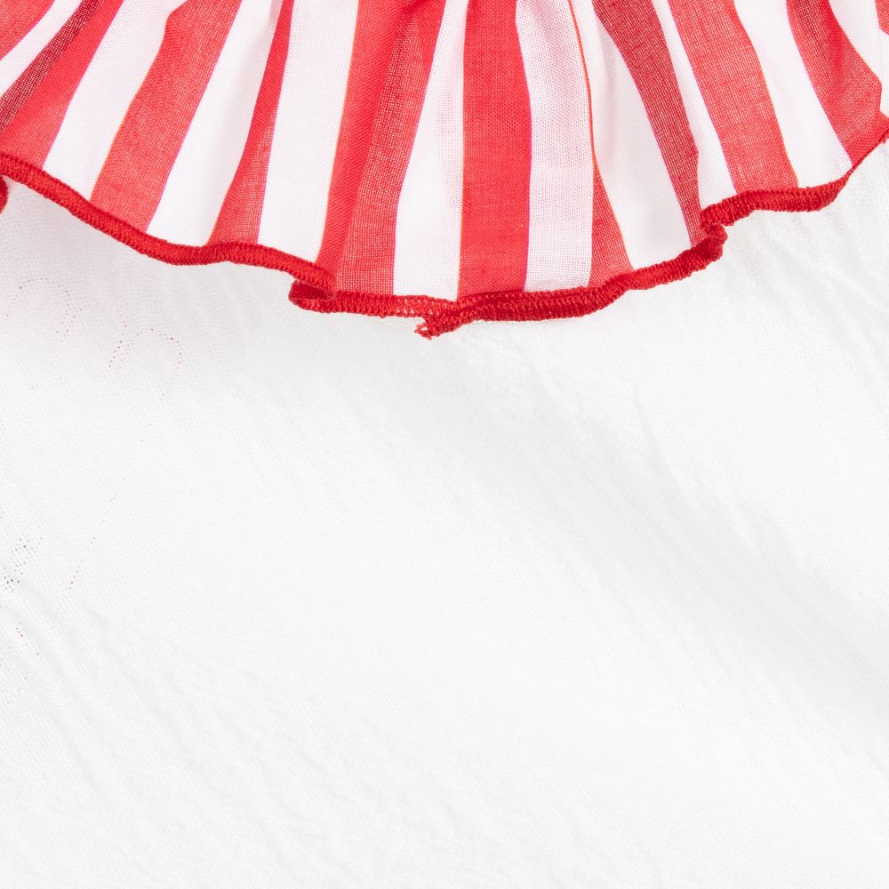 Selini Action-White, Red & Blue Beach Dress | Childrensalon Outlet