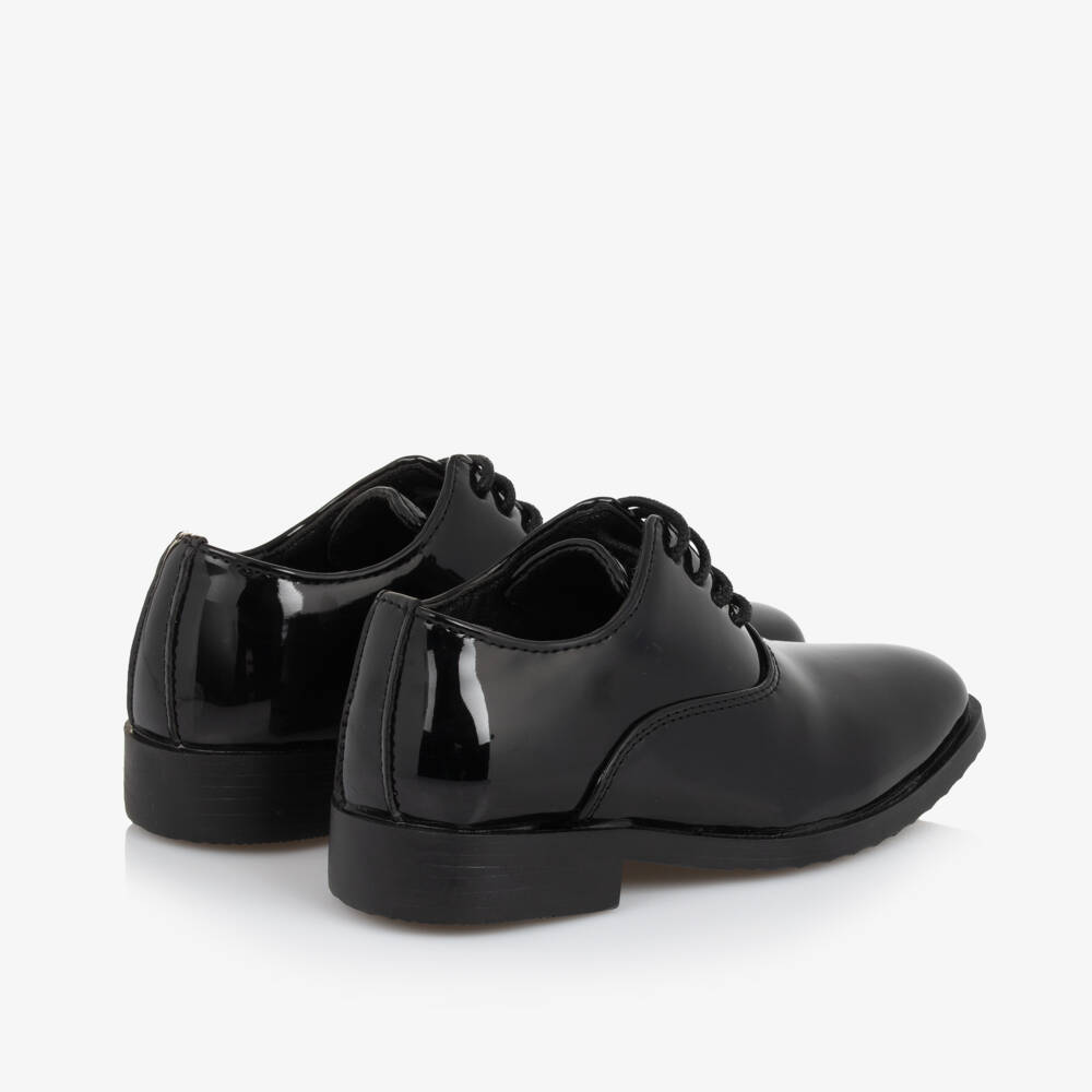 Sevva-Boys Black Patent Faux Leather Brogues | Childrensalon Outlet