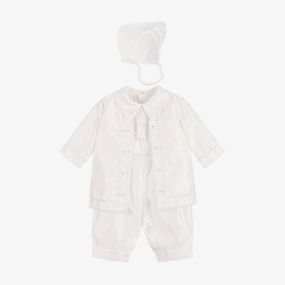 Sevva-طقم رسمي ساتان عاجي للأولاد | Childrensalon Outlet