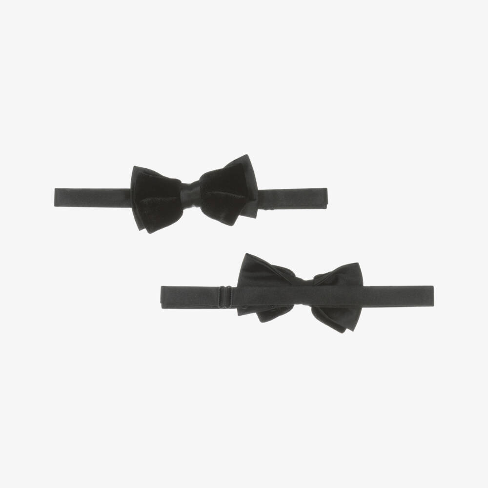 Sevva-Boys Velvet Black Tuxedo Set | Childrensalon Outlet