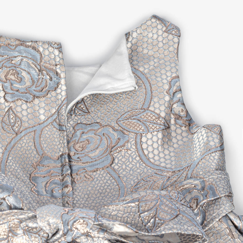 Sevva-Элегантный синий и золотой ансамбль для девочек | Childrensalon Outlet