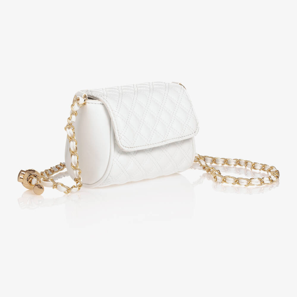 Sevva-Girls Elegant Ivory Quilted Purse | Childrensalon Outlet