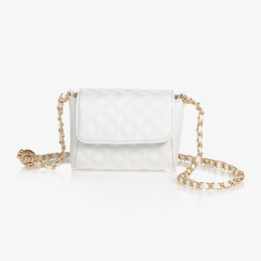 Sevva-Girls Elegant Ivory Quilted Purse | Childrensalon Outlet