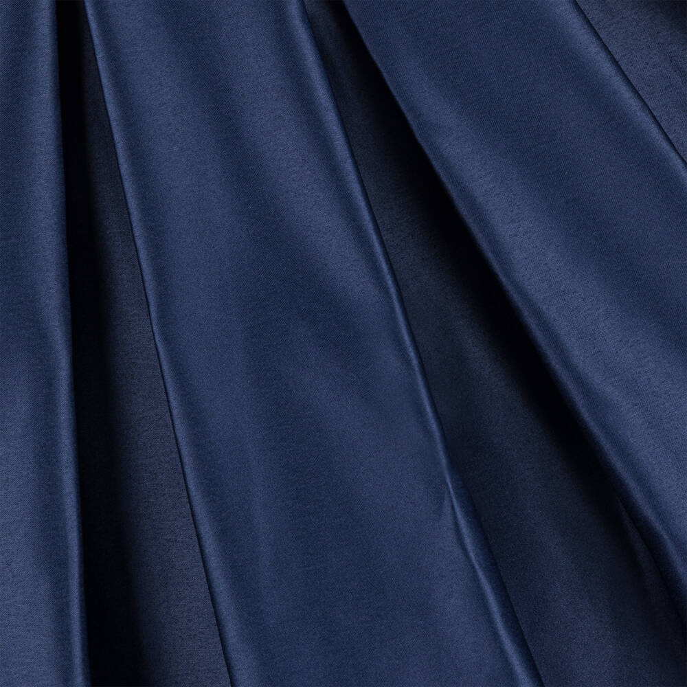 Sevva-Элегантное синее атласное платье для девочек | Childrensalon Outlet